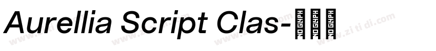 Aurellia Script Clas字体转换